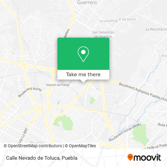 Calle Nevado de Toluca map