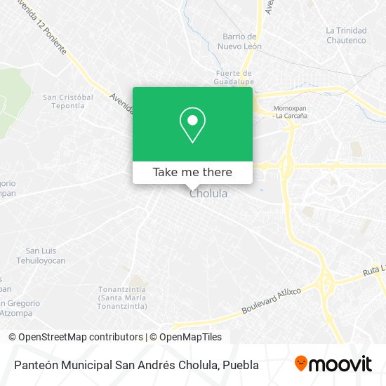 Panteón Municipal San Andrés Cholula map