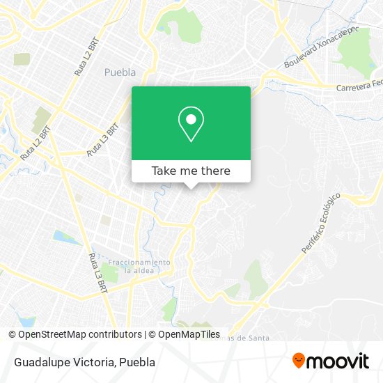 Mapa de Guadalupe Victoria