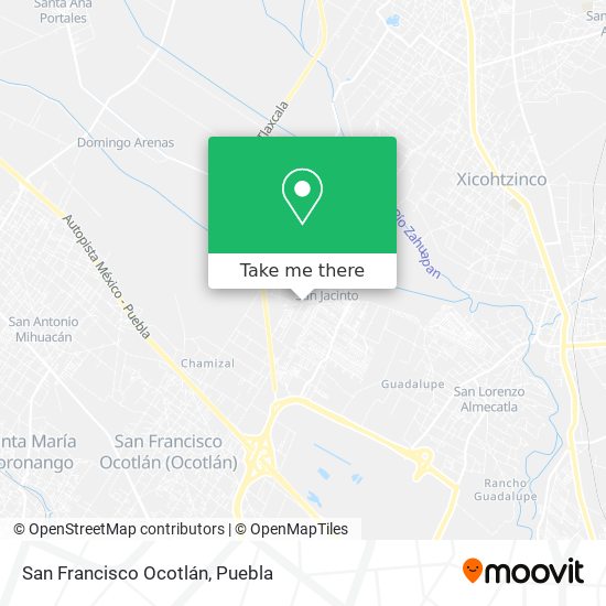 San Francisco Ocotlán map