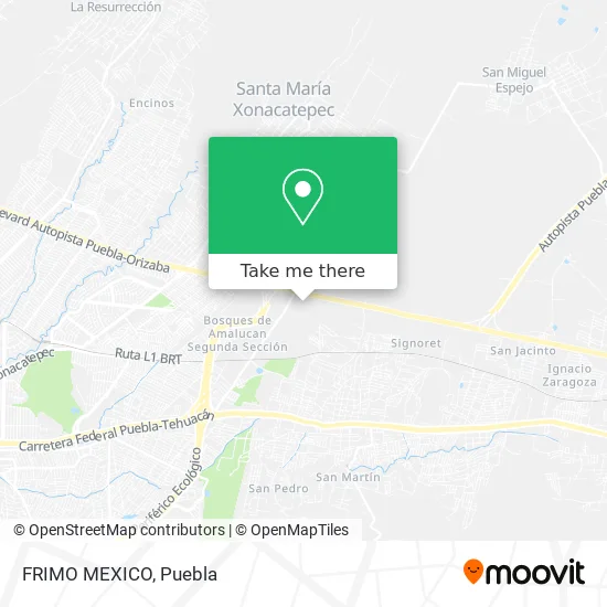 FRIMO MEXICO map