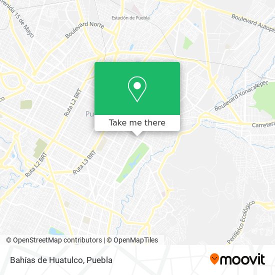 Bahías de Huatulco map