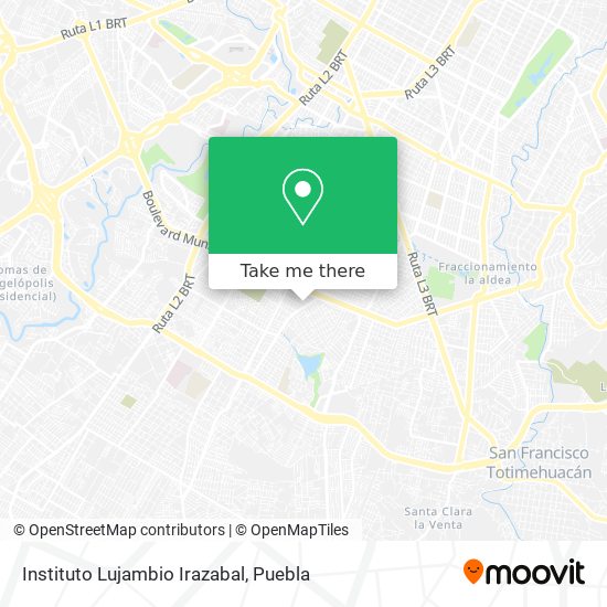Instituto Lujambio Irazabal map