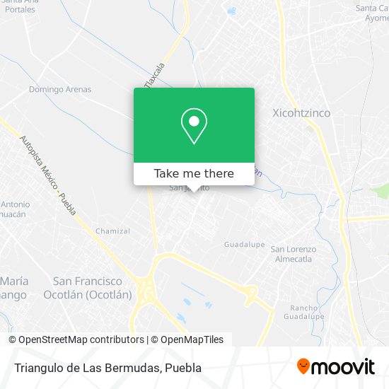 Mapa de Triangulo de Las Bermudas