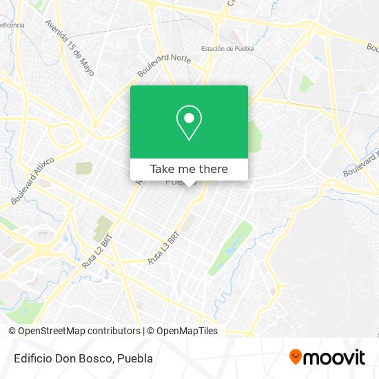 Mapa de Edificio Don Bosco
