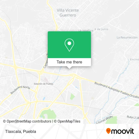 Mapa de Tlaxcala
