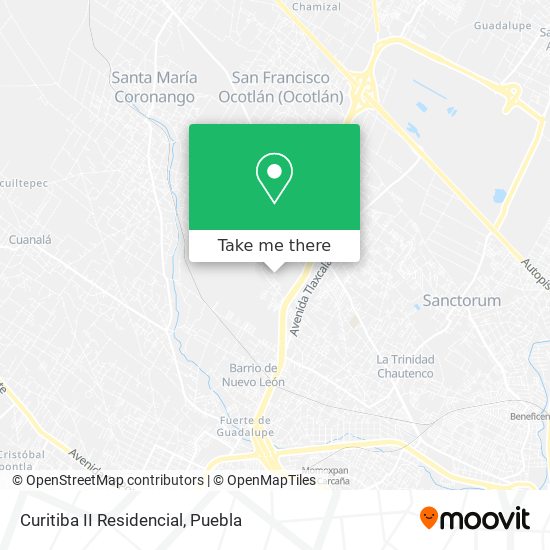 Mapa de Curitiba II Residencial