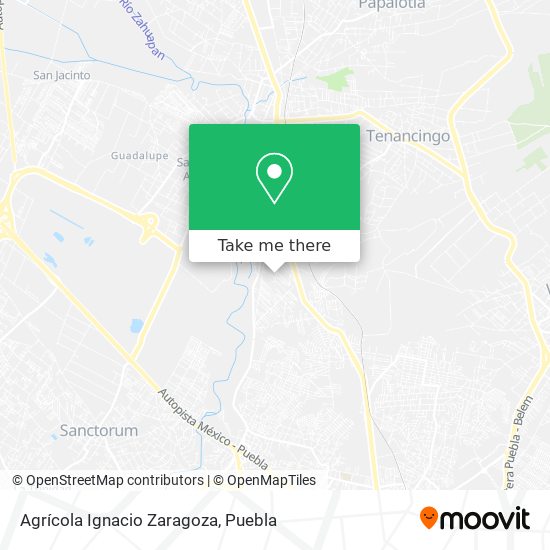 Agrícola Ignacio Zaragoza map