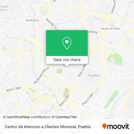 Centro de Atencion a Clientes Movistar map