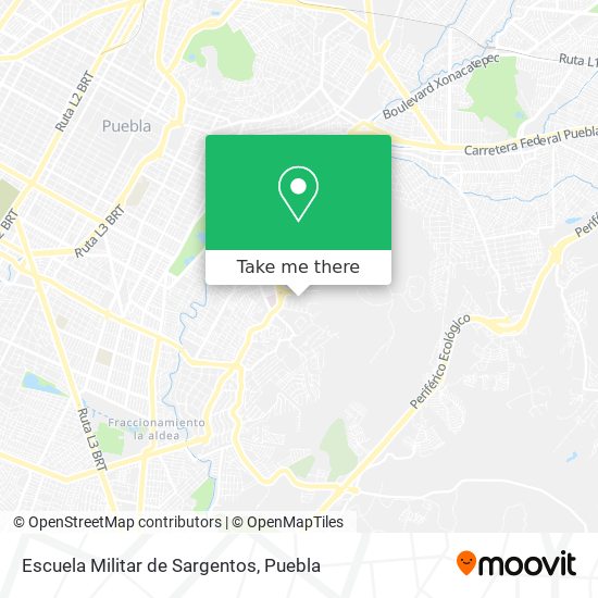 Escuela Militar de Sargentos map