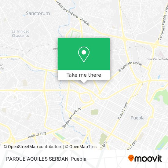 PARQUE AQUILES SERDAN map