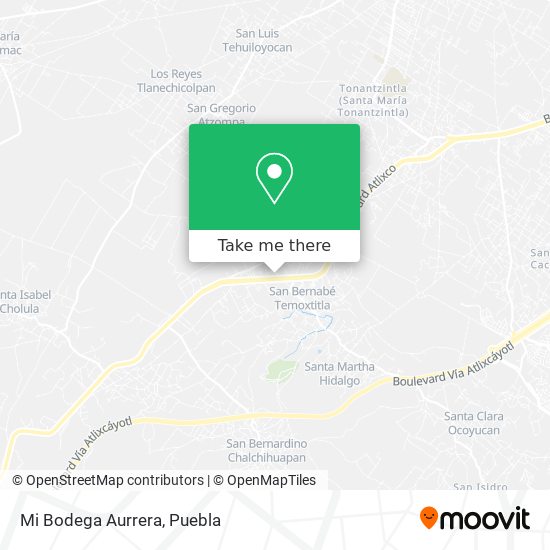 Mapa de Mi Bodega Aurrera