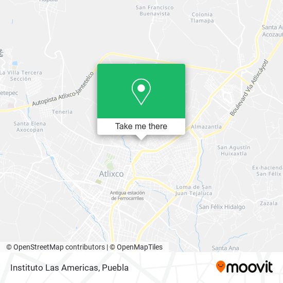 Mapa de Instituto Las Americas