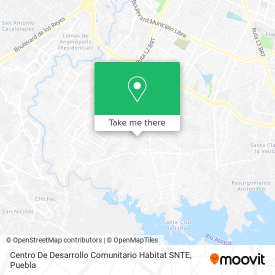 Centro De Desarrollo Comunitario Habitat SNTE map