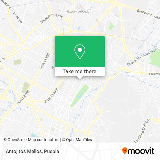 Antojitos Mellos map