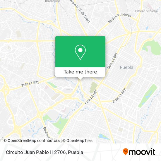 Circuito Juan Pablo II 2706 map