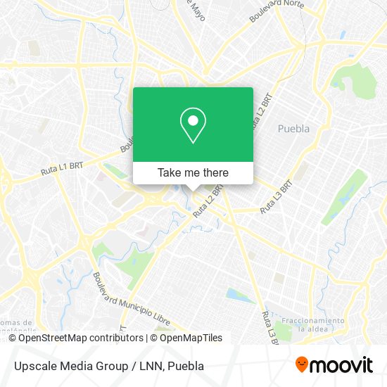 Mapa de Upscale Media Group / LNN