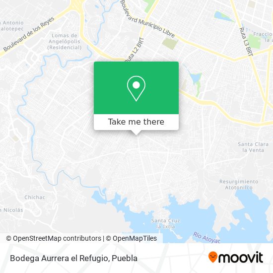 Bodega Aurrera el Refugio map