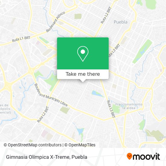 Gimnasia Olímpica X-Treme map
