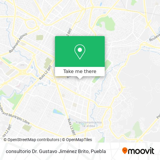 consultorio Dr. Gustavo Jiménez Brito map