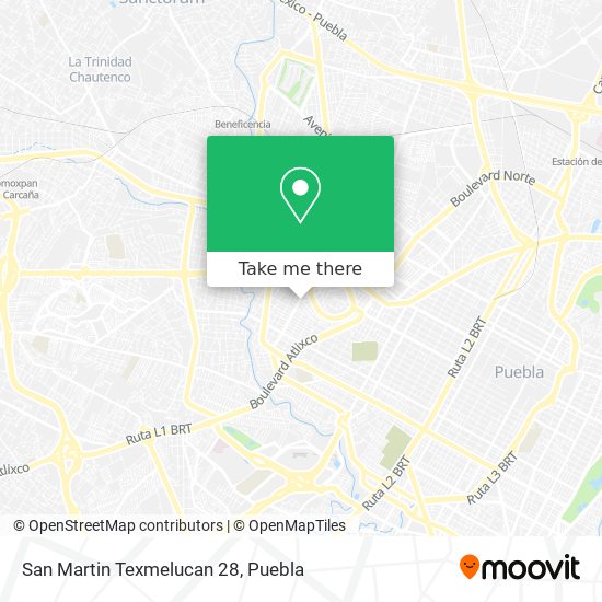 San Martin Texmelucan 28 map
