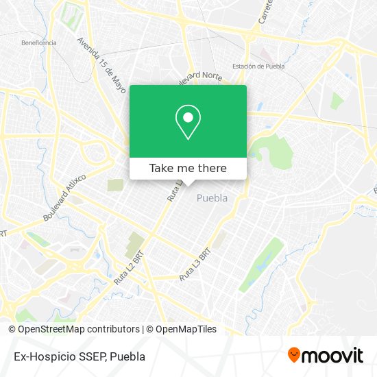 Mapa de Ex-Hospicio SSEP