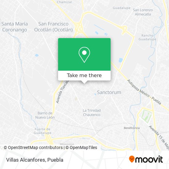Mapa de Villas Alcanfores