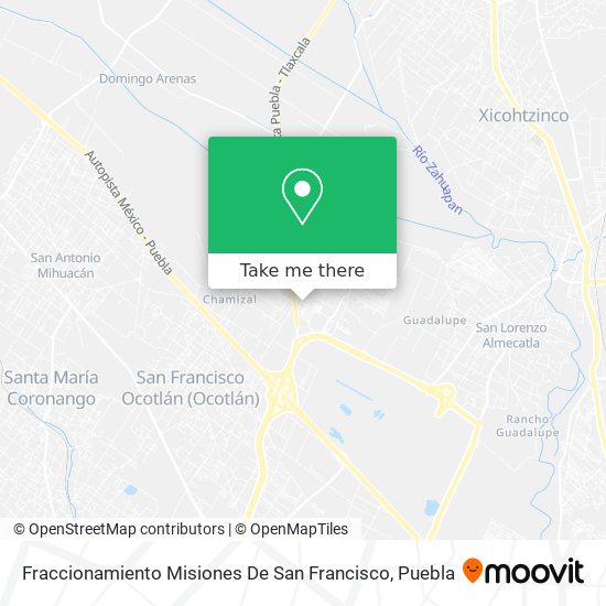 Fraccionamiento Misiones De San Francisco map