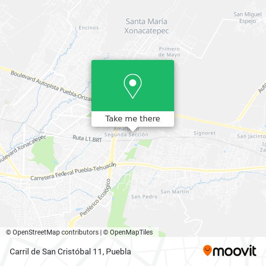 Mapa de Carril de San Cristóbal 11