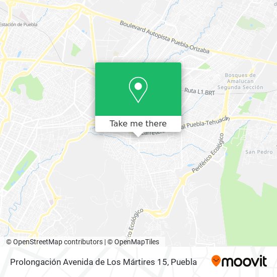 Prolongación Avenida de Los Mártires 15 map