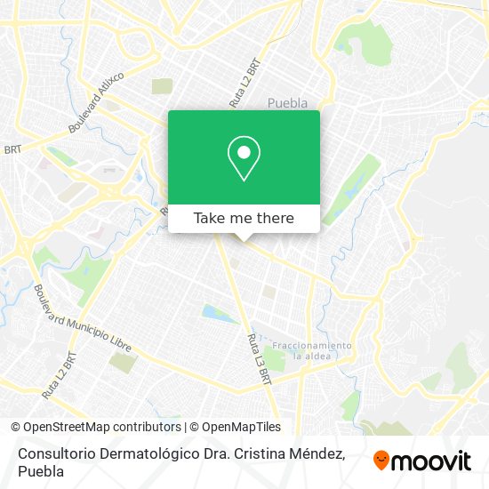Consultorio Dermatológico Dra. Cristina Méndez map