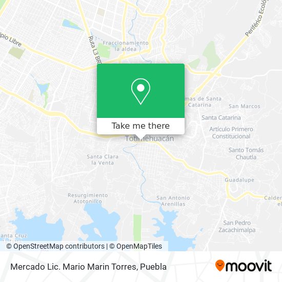 Mercado Lic. Mario Marin Torres map