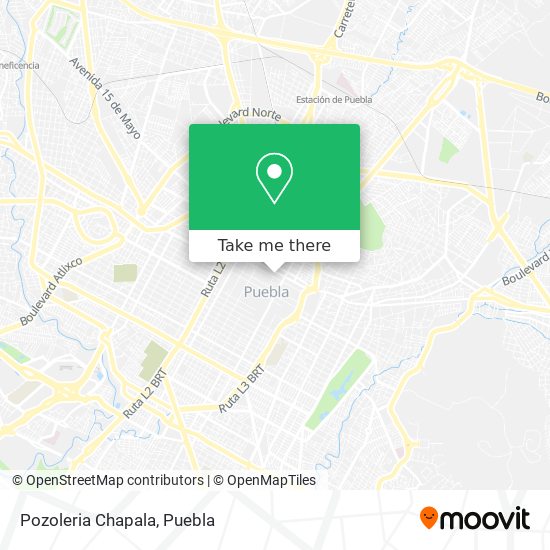 Mapa de Pozoleria Chapala