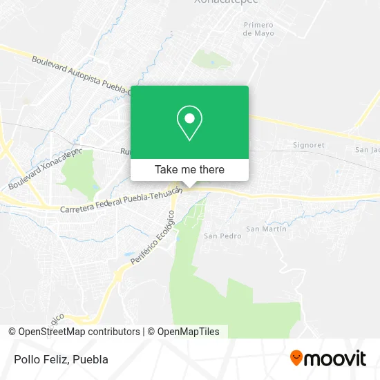 Pollo Feliz map