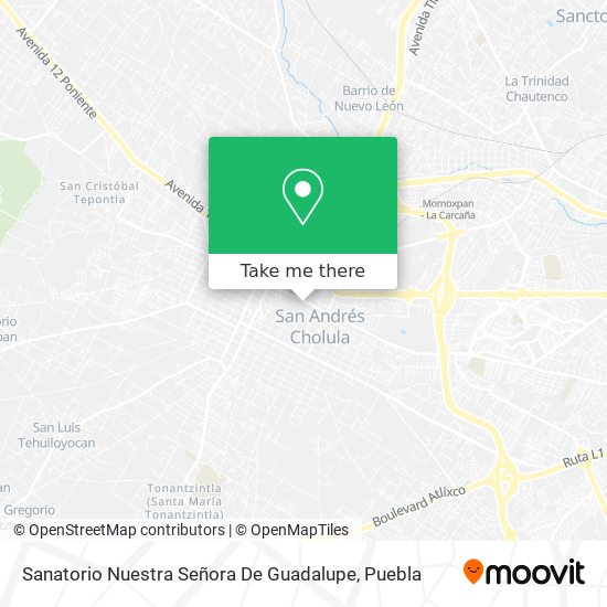 Sanatorio Nuestra Señora De Guadalupe map