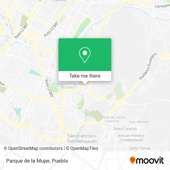 Parque de la Mujer map