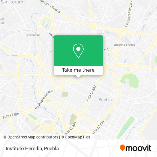 Instituto Heredia map