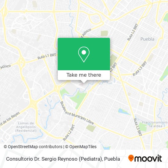 Consultorio Dr. Sergio Reynoso (Pediatra) map