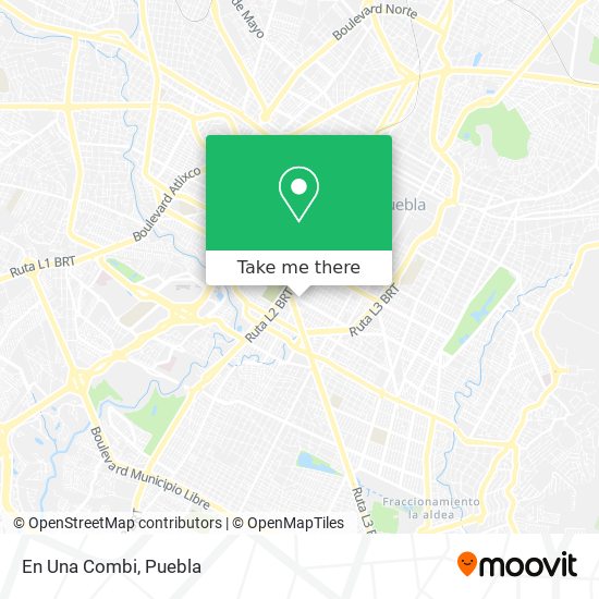 Mapa de En Una Combi