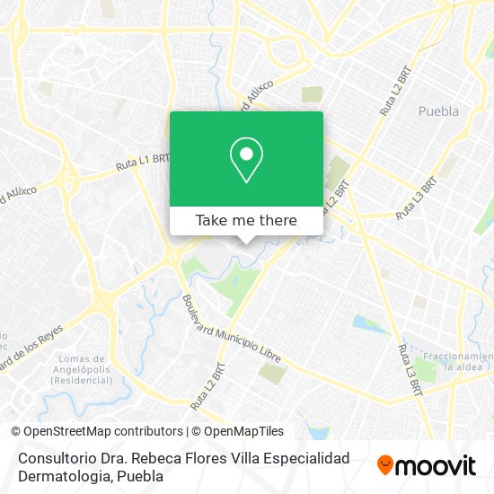 Consultorio Dra. Rebeca Flores Villa Especialidad Dermatologia map