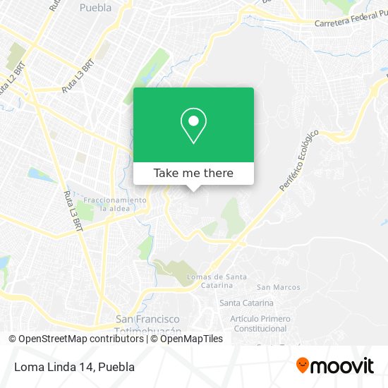 Loma Linda 14 map