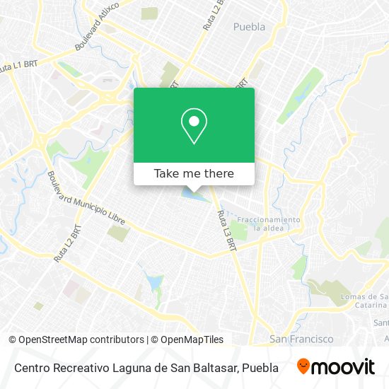 Centro Recreativo Laguna de San Baltasar map