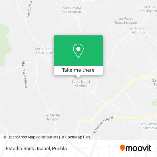 Estadio Santa Isabel map