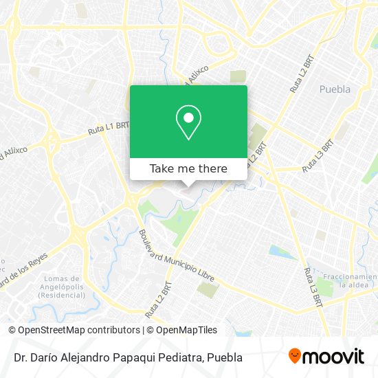 Mapa de Dr. Darío Alejandro Papaqui Pediatra