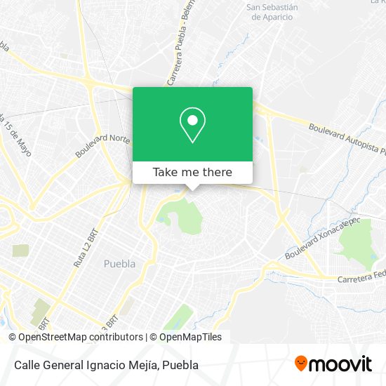 Calle General Ignacio Mejía map