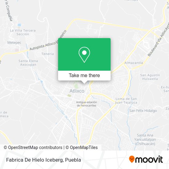 Mapa de Fabrica De Hielo Iceberg