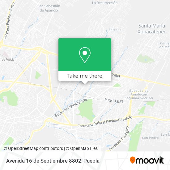Avenida 16 de Septiembre 8802 map