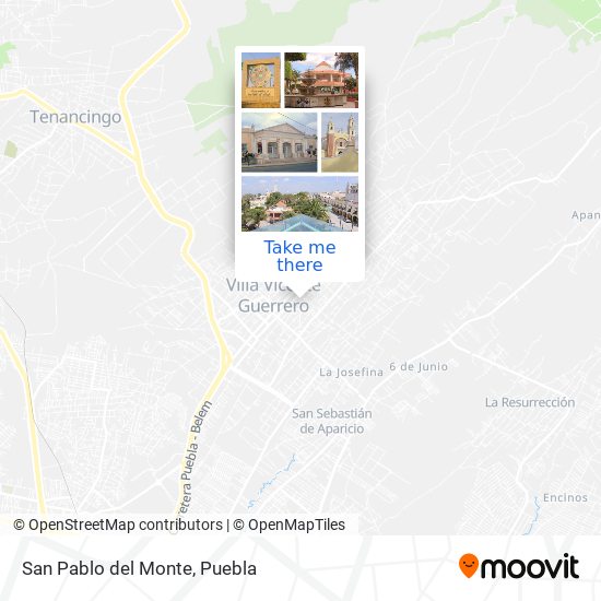 San Pablo del Monte map