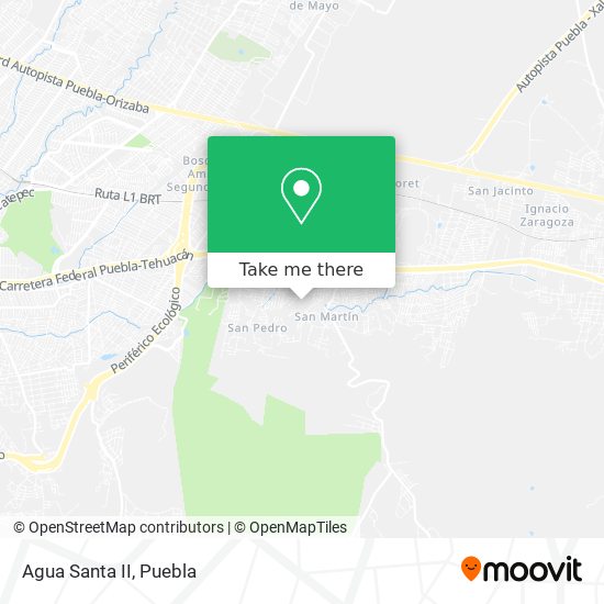 Mapa de Agua Santa II