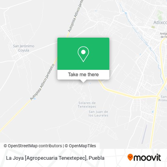 La Joya [Agropecuaria Tenextepec] map